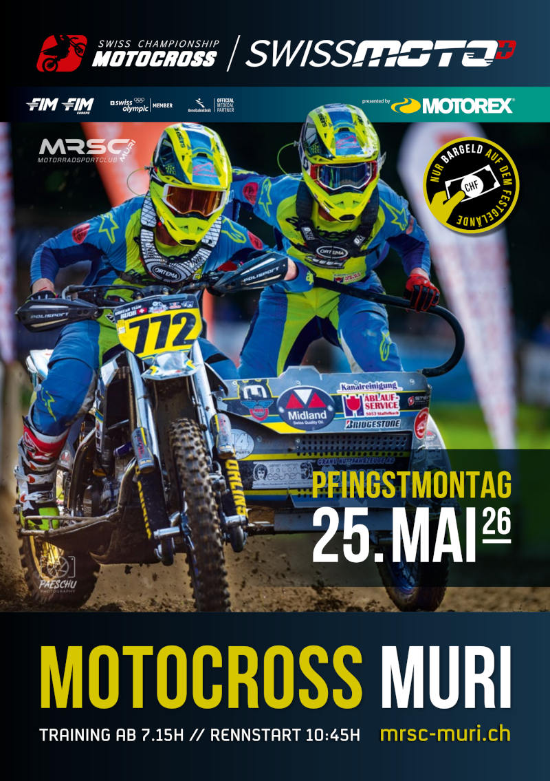 Motocross 2026: MX MURI (AG) - Switzerland - FREE LIVESTREAM