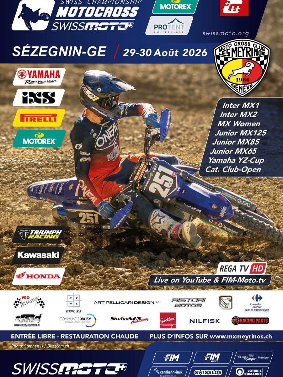 Motocross 2026: Sézegnin (GE) - Switzerland - FREE LIVESTREAM